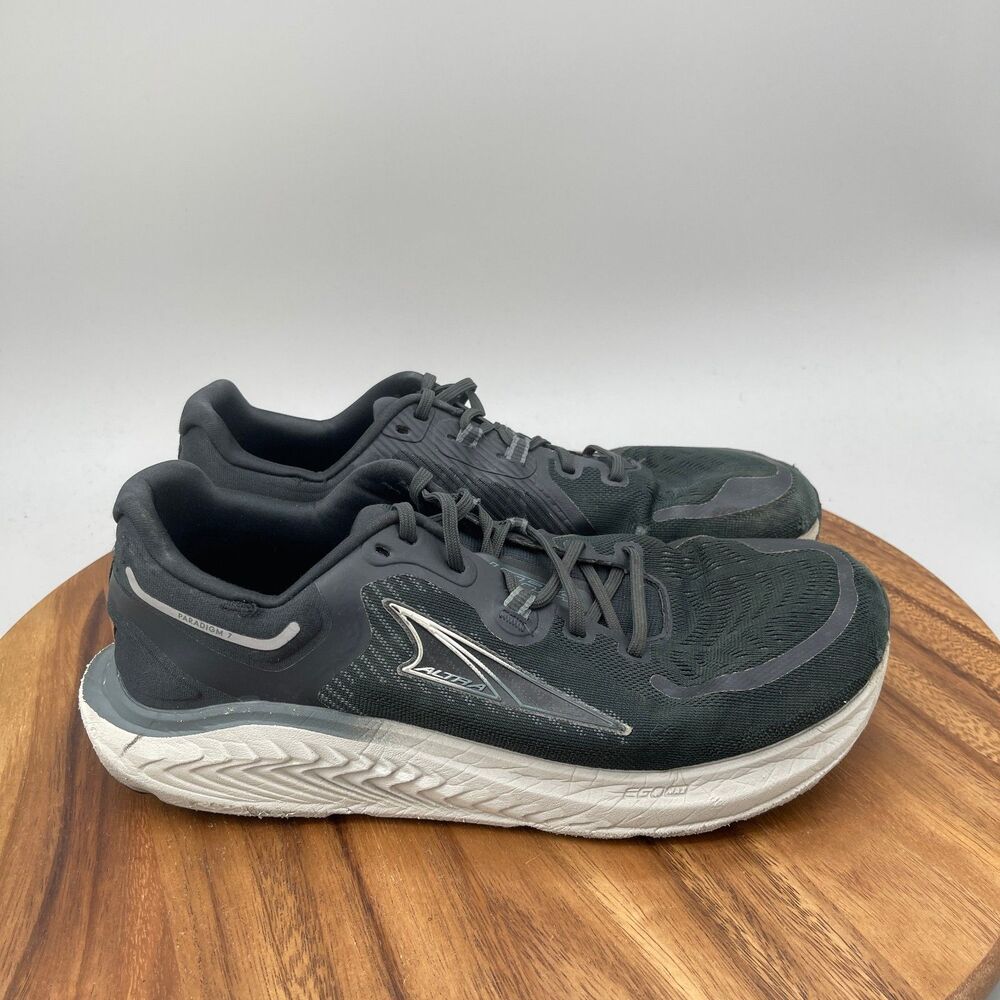 Altra Paradigm 7 Shoes Mens Size 10 Black Running Comfort Walking Sneakers Gym